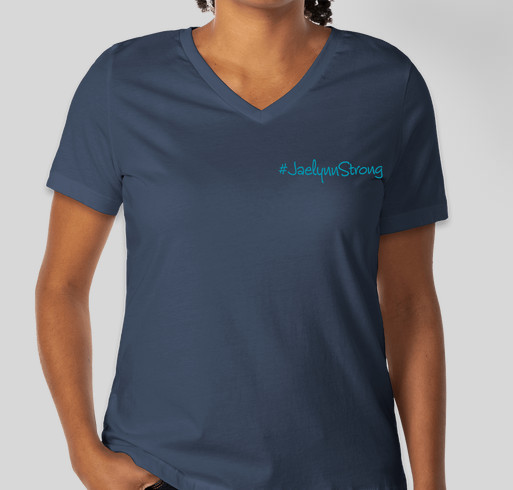 #jaelynnstrong t-shirtmale Fundraiser - unisex shirt design - front