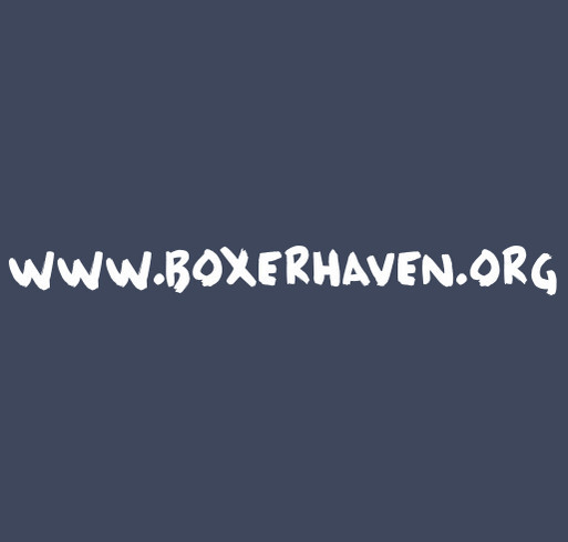 Boxer Haven Rescue shirt design - zoomed