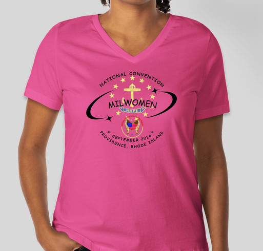 Military Women Across the Nation Fundraiser - unisex shirt design - front