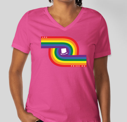 Lincoln P.R.I.D.E. "Ribbon Design" Fundraiser - unisex shirt design - front