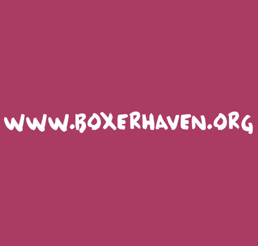 Boxer Haven Rescue shirt design - zoomed