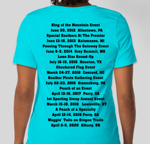 Support NKCUSA Annual Speciality Fundraiser - unisex shirt design - back