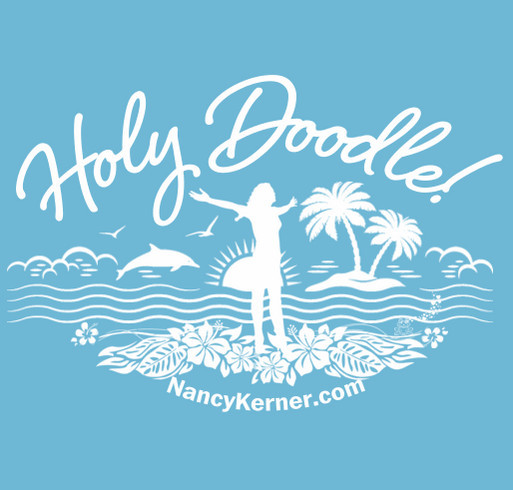 "HOLY DOODLE T-Shirt Fundraiser" shirt design - zoomed
