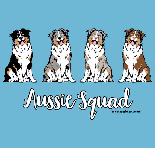 Aussie Rescue Fundraiser shirt design - zoomed