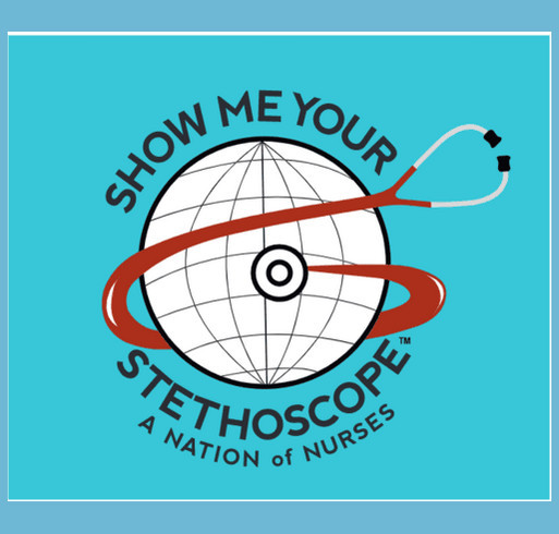 Show Me Your Stethoscope Updated Logo shirt design - zoomed