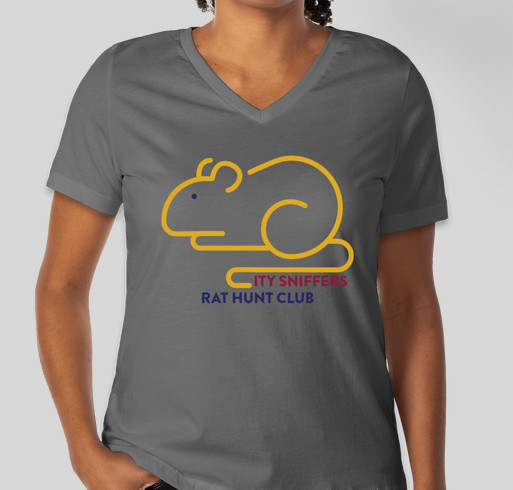 City Sniffers Rat Hunt Club - Spring 2024 T-shirt Fundraiser Fundraiser - unisex shirt design - front