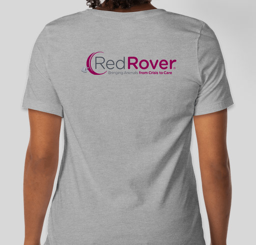 Paws for RedRover Summer T-Shirt Campaign Fundraiser - unisex shirt design - back