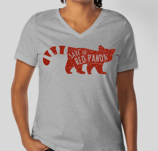 Save the Red Panda Fundraiser - unisex shirt design - front