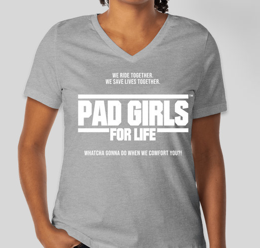 Get Your PAD GIRLS GEAR and Help Us Get to the Gumball 3000 Fundraiser - unisex shirt design - front