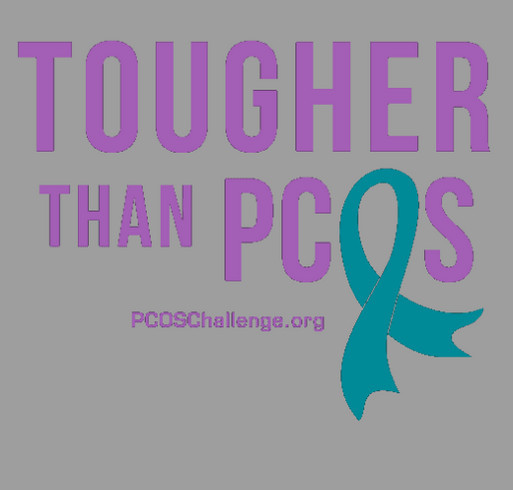 PCOS STRONG shirt design - zoomed