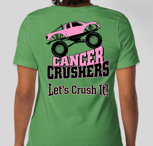 CANCER CRUSHERS / RELAY FOR LIFE GREENE COUNTY VA Fundraiser - unisex shirt design - back