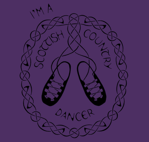 Scottish Country Dancers of Portland 2025 T-Shirt Fundraiser shirt design - zoomed