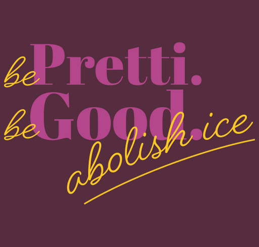 Support ICE detainees shirt design - zoomed