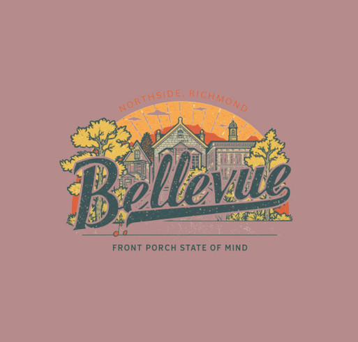 Bellevue Civic Association T-shirt drive shirt design - zoomed