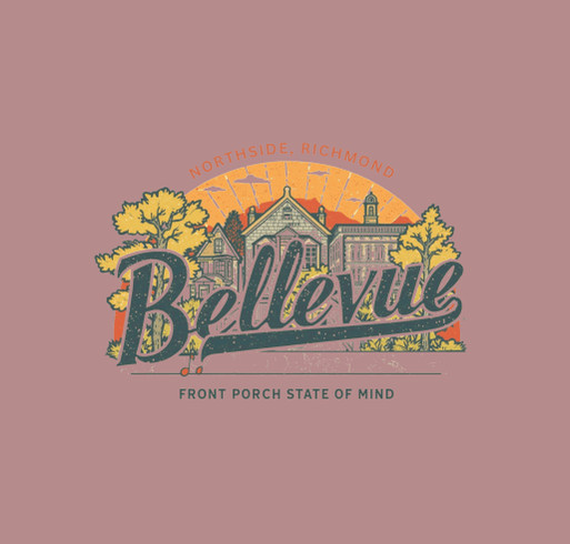 Bellevue Civic Association Fall T-shirt drive shirt design - zoomed