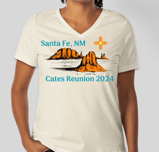 Cates Reunion 2024 Fundraiser - unisex shirt design - front