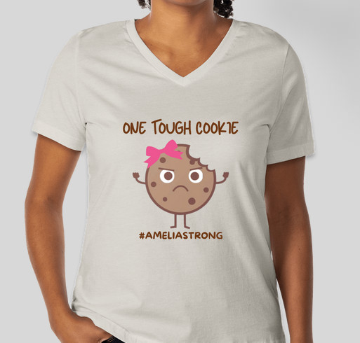 Amelia "Tough Cookie" Parsons Fundraiser - unisex shirt design - front