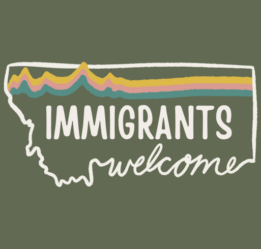 Support your Refugee and Immigrant Neighbors! shirt design - zoomed