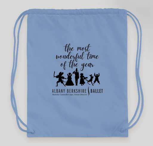 'Most Wonderful Time of the Year' Drawstring Bag Fundraiser - unisex shirt design - front