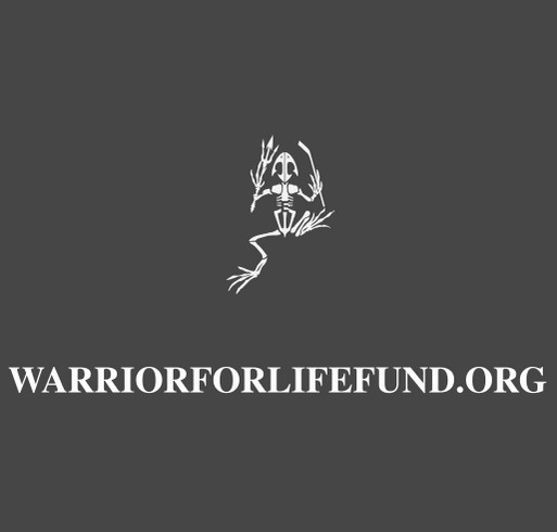 Warrior for Life Fund is dedicated to supporting active duty, retired veterans, and their families shirt design - zoomed