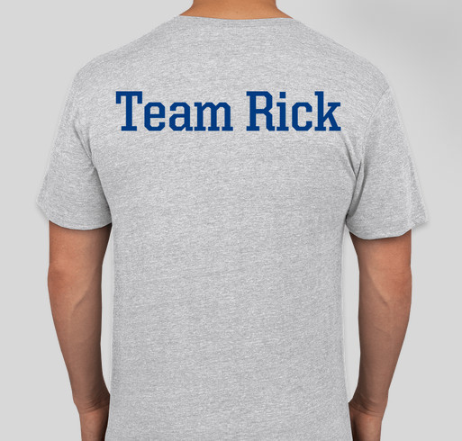 Team Rick Fundraiser - unisex shirt design - back