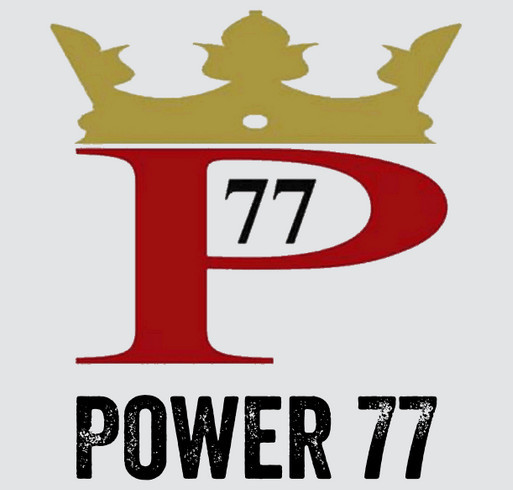 Power 77 Radio Kickstarter shirt design - zoomed