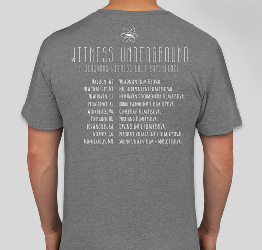 Witness Underground 2 Documentary Fundraiser Fundraiser - unisex shirt design - back