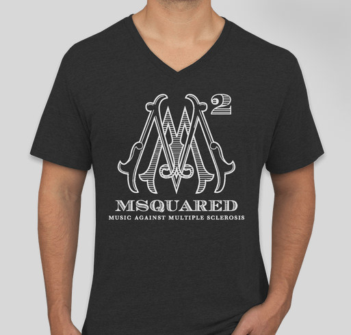 MSquared: Music Against Multiple Sclerosis Fundraiser - unisex shirt design - front