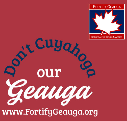 Fortify Geauga Fundraiser shirt design - zoomed