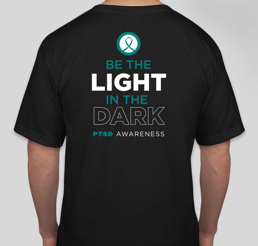 Be the Light in the Dark Fundraiser - unisex shirt design - back