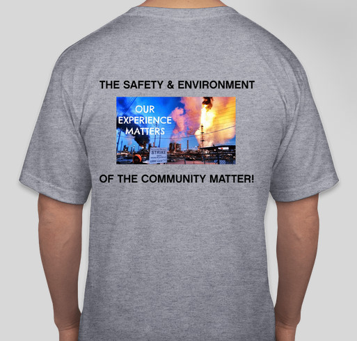 USW 7-1 Oilworkers Fundraiser - unisex shirt design - back