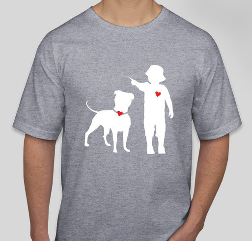 A shirt helps raise starting funds for Pawsitive Kidnections! Fundraiser - unisex shirt design - front