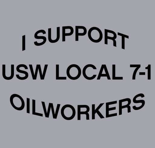 USW 7-1 Oilworkers shirt design - zoomed