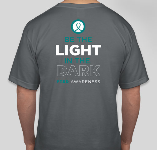 Be the Light in the Dark Fundraiser - unisex shirt design - back