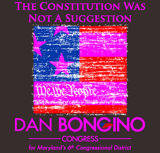 Dan Bongino for U.S. Congress shirt design - zoomed