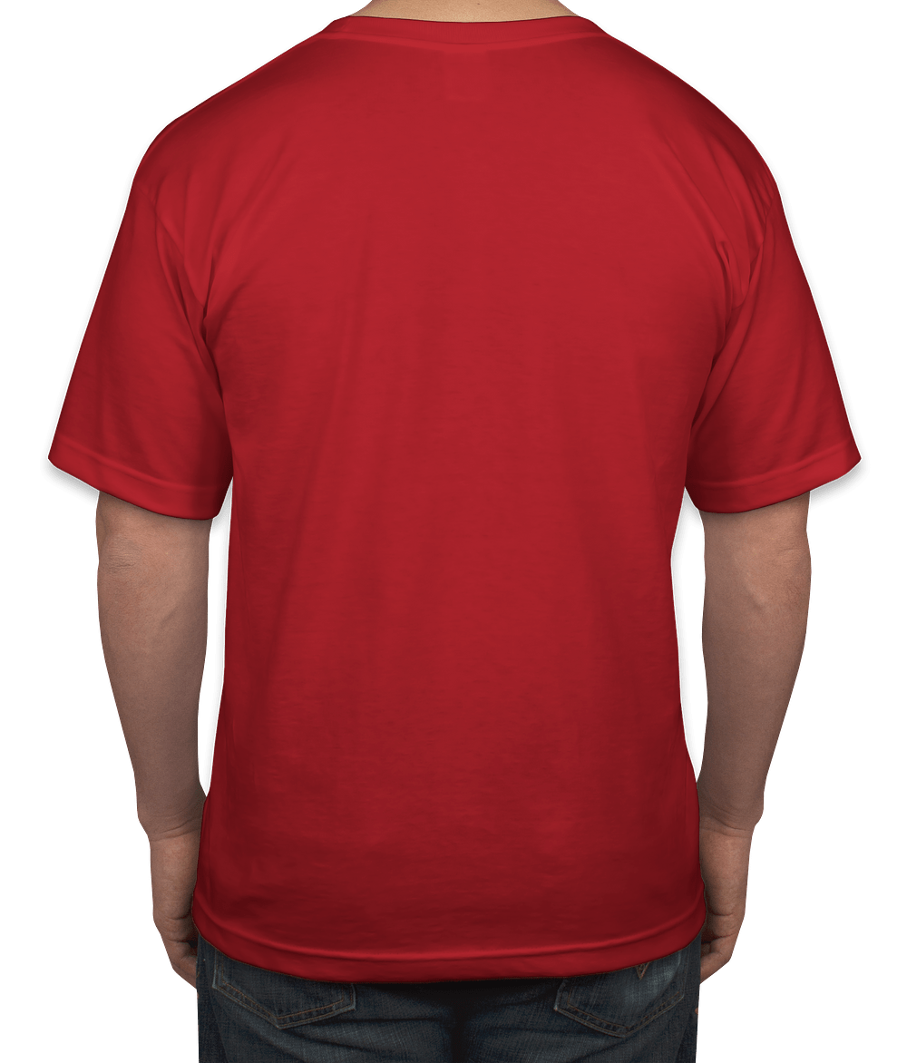 USS MONTANA R.E.D T-shirt Fundraiser - unisex shirt design - back