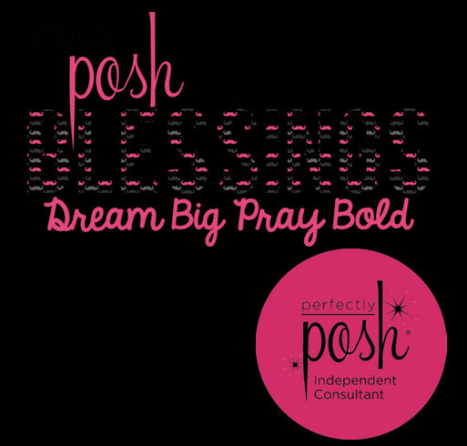 Team Posh Blessings Tshirt Order, bless it forward shirt design - zoomed