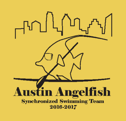 Austin Angelfish Sponsor T-Shirts shirt design - zoomed