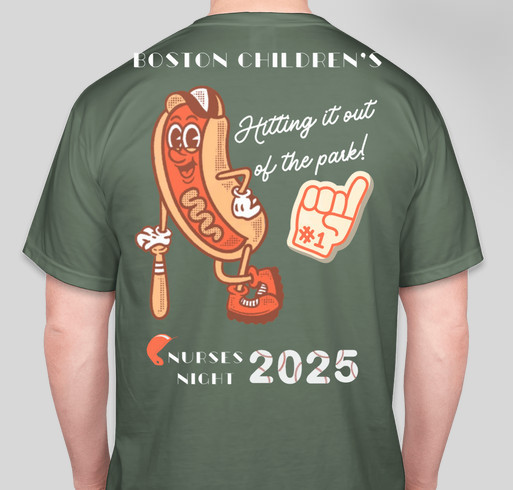Boston Childrens Nurses Night Gear! Fundraiser - unisex shirt design - back