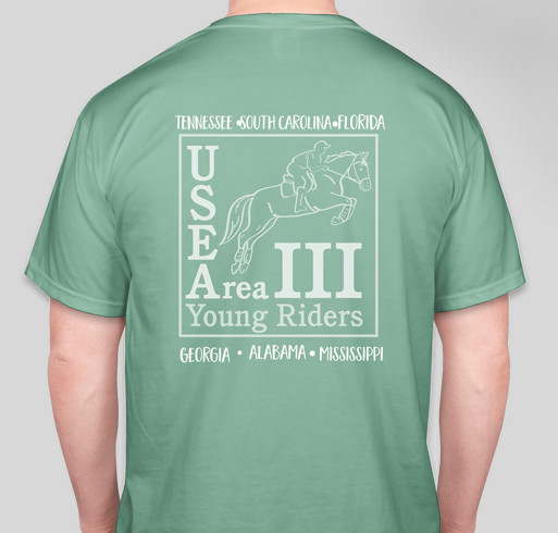 USEA Area III YR Program Fundraiser Fundraiser - unisex shirt design - back