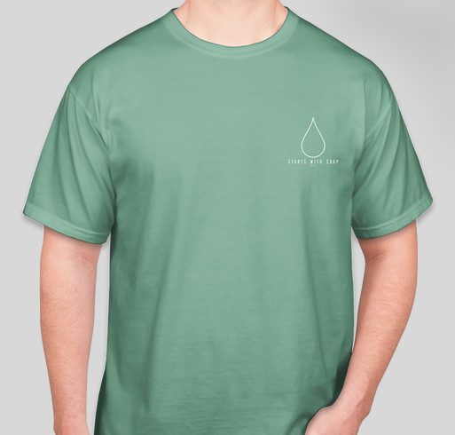 Starts With Soap Summer Tee—Comfort Colors! Fundraiser - unisex shirt design - front