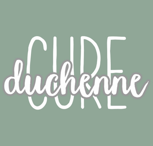 Cure Duchenne shirt design - zoomed