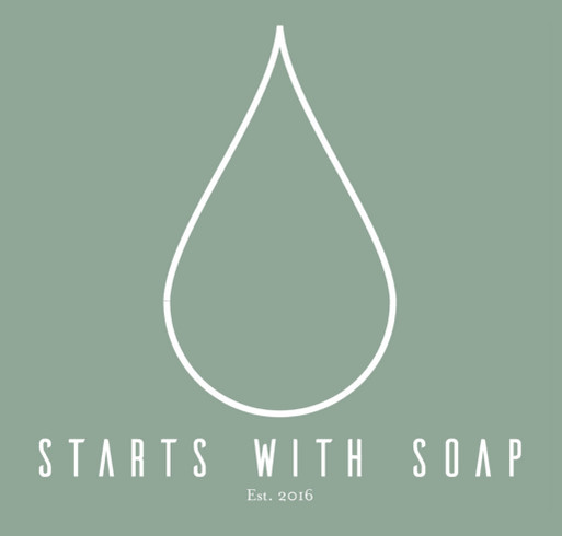 Starts With Soap Summer Tee—Comfort Colors! shirt design - zoomed