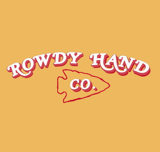 Rowdy Hand Co. shirt design - zoomed