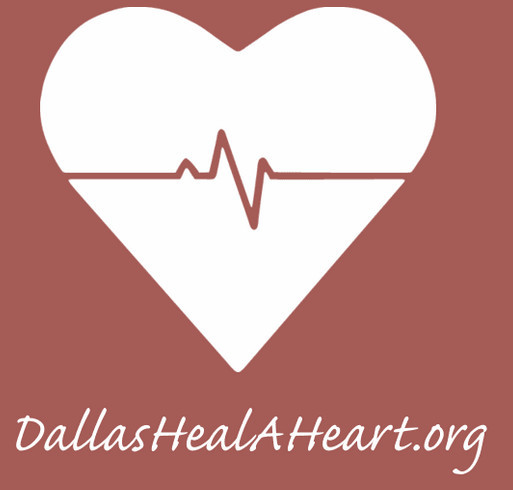 Dallas Heal A Heart shirt design - zoomed