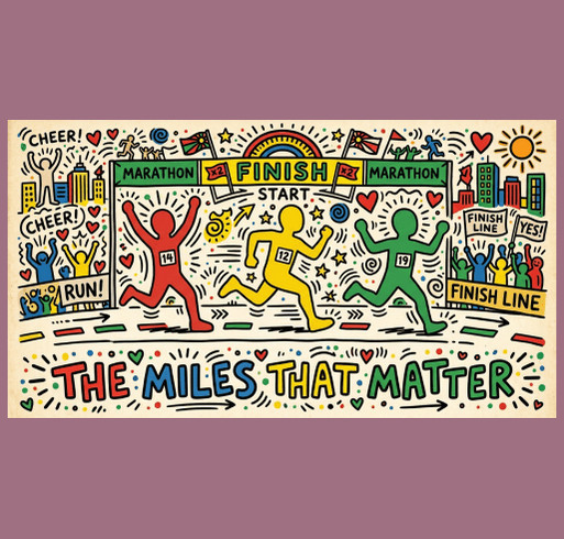 The Miles that Matter shirt design - zoomed