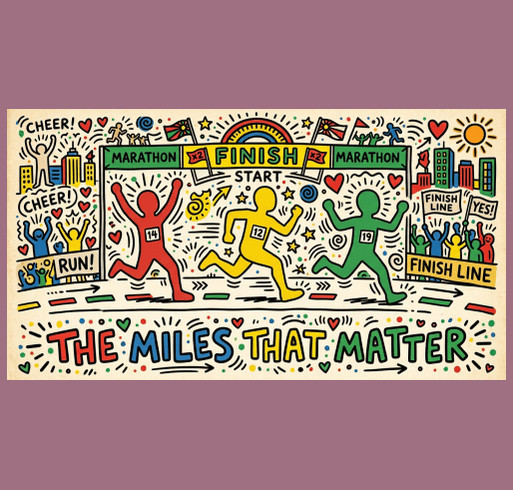 The Miles that Matter shirt design - zoomed