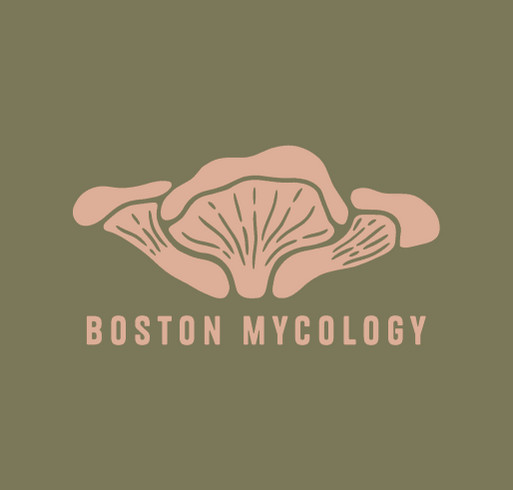Boston Mycology Fundraiser shirt design - zoomed