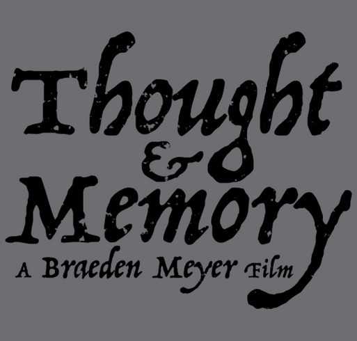 "Thought & Memory" - documentary film in progress shirt design - zoomed