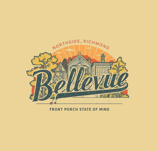 Bellevue Civic Association T-shirt drive shirt design - zoomed
